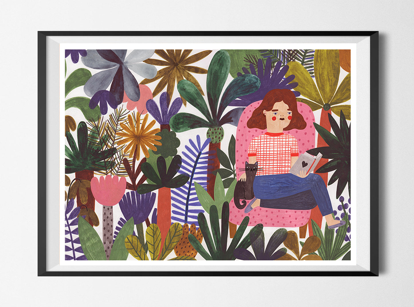 Jungle Reader Print