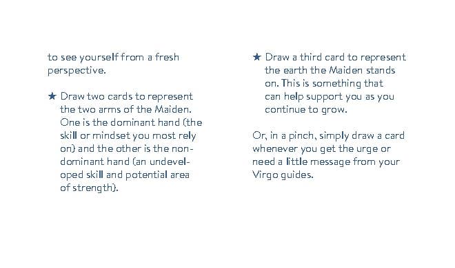 Cosmo Cards: Virgo