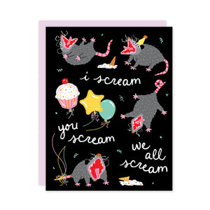 We All Scream Card