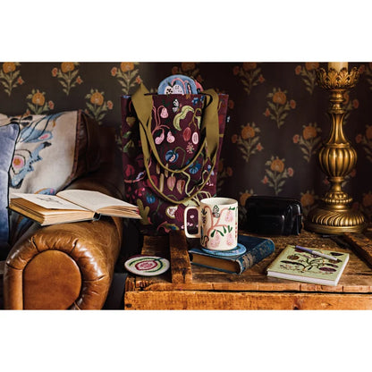 Pome beaded coasters shown individually to display each pattern – PABOOM