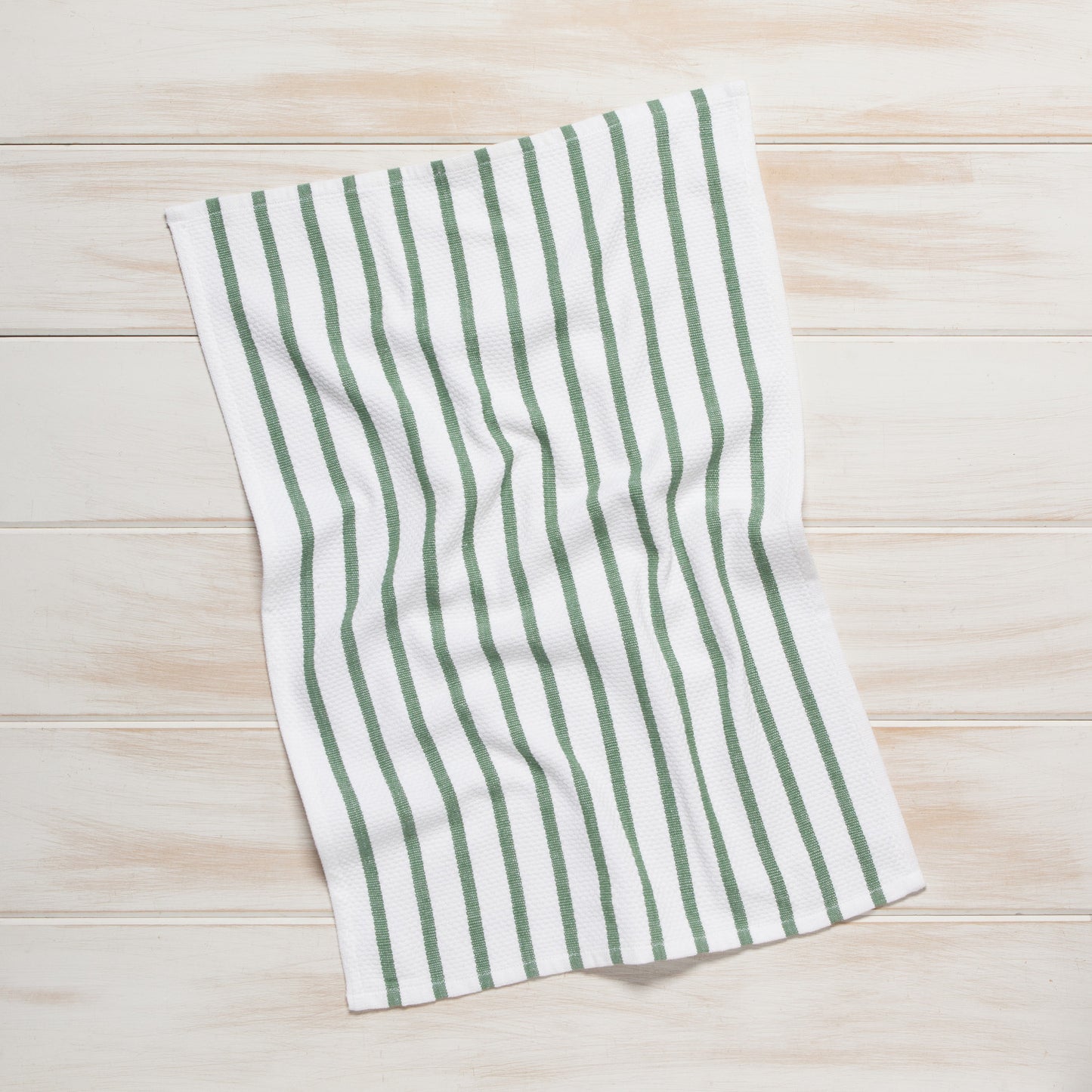 Basketweave Dishtowel Elm Green