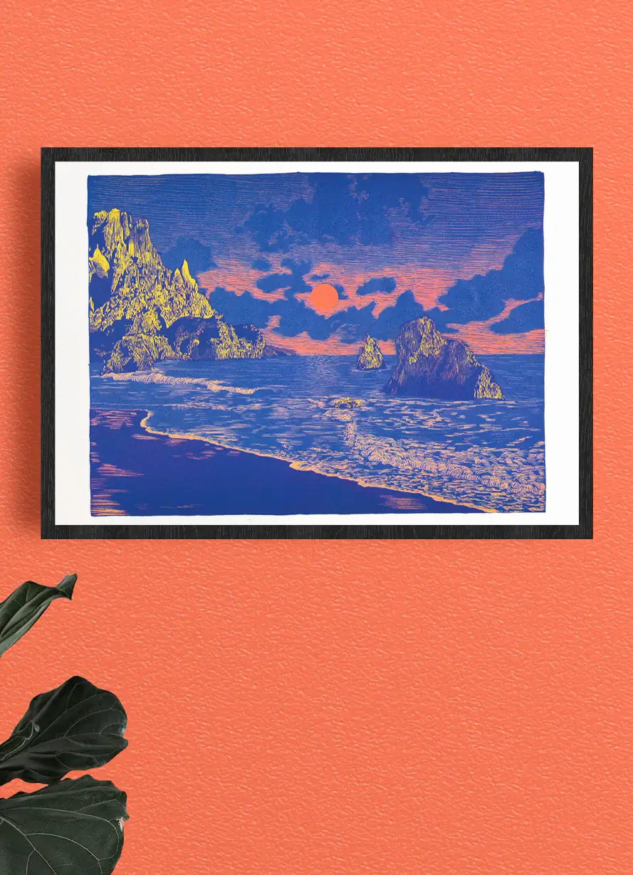 Apocalyptic Sea - Manon Diemer A3 Poster