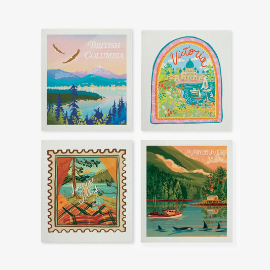 Swedish Dishcloths - BC Collection : Vancouver Island Camping
