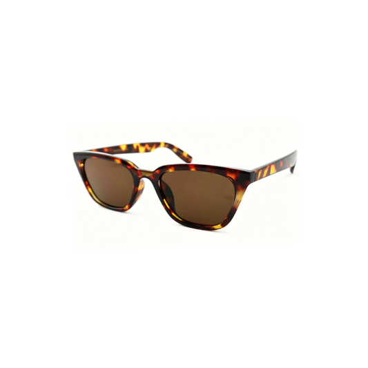 Slim Cat Eye Sunglasses – Classic Tortoise Everyday Frame