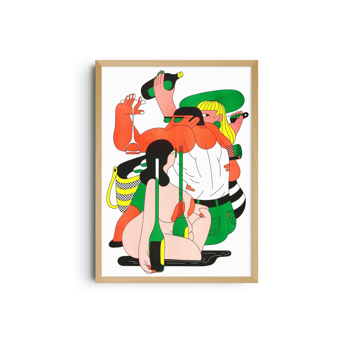 Bottle - Simon Landrein A3 Poster