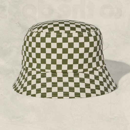 Kids Checkerboard Bucket Hat