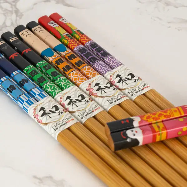 5 piece character chopsticks gift set - PABOOM