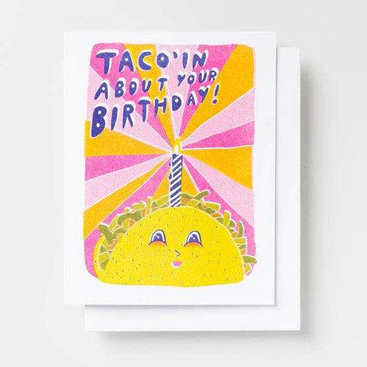 Taco Birthday Card