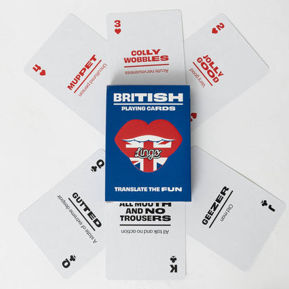 British Slang Playing Cards