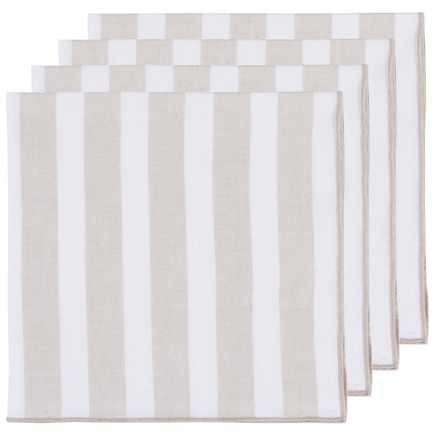 Caban Stripe Napkins Dove Gray