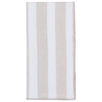 Caban Stripe Napkins Dove Gray