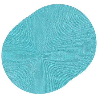 Disko Turquoise Round Placemat Set
