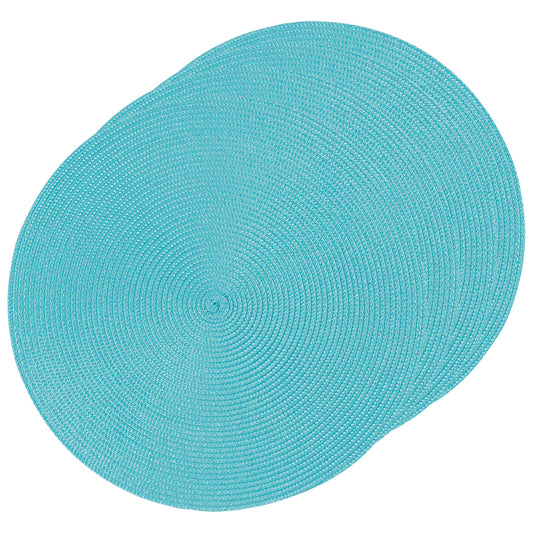 Disko Turquoise Round Placemat Set