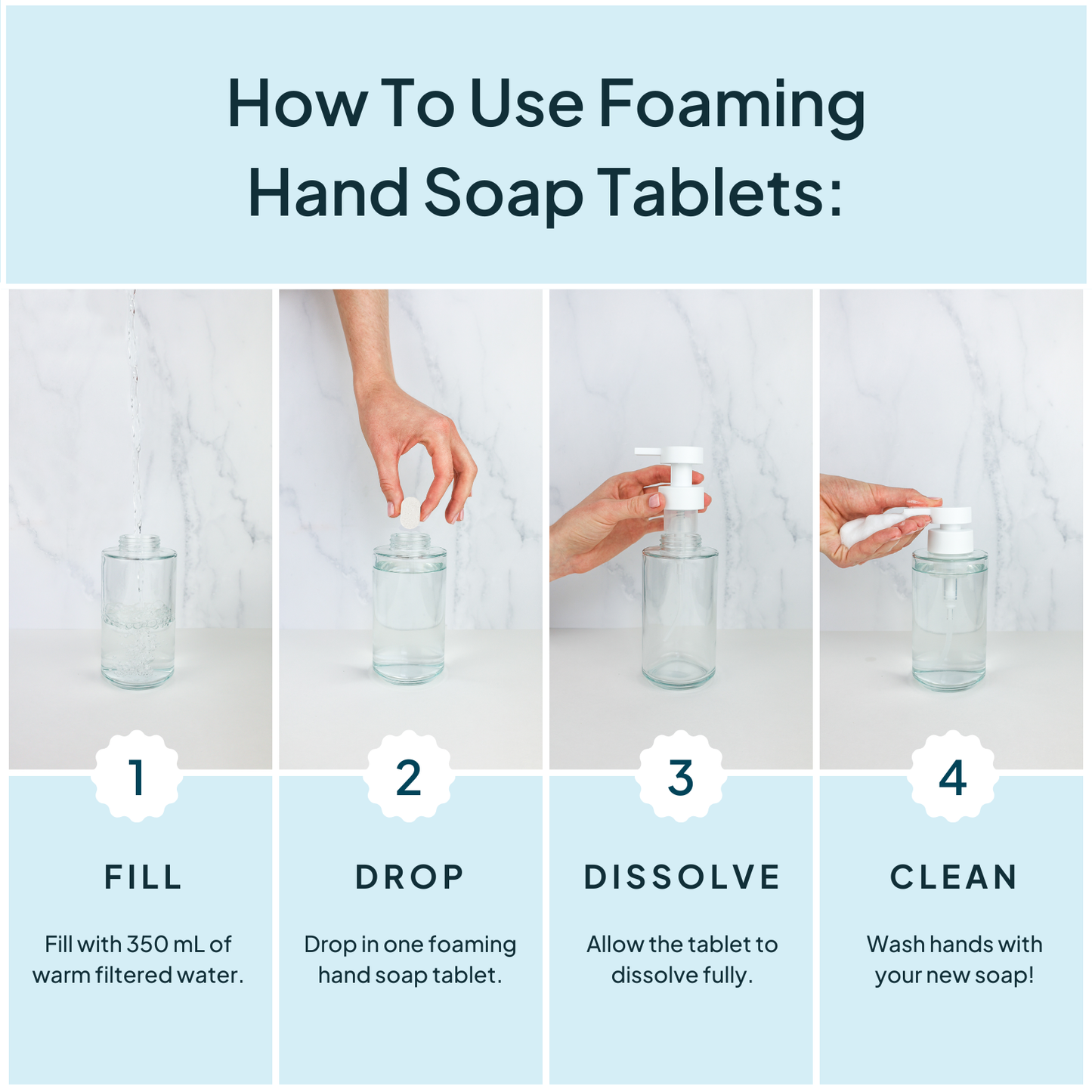 Warm Coconut - Concentrated Foaming Hand Soap Refill Kit 