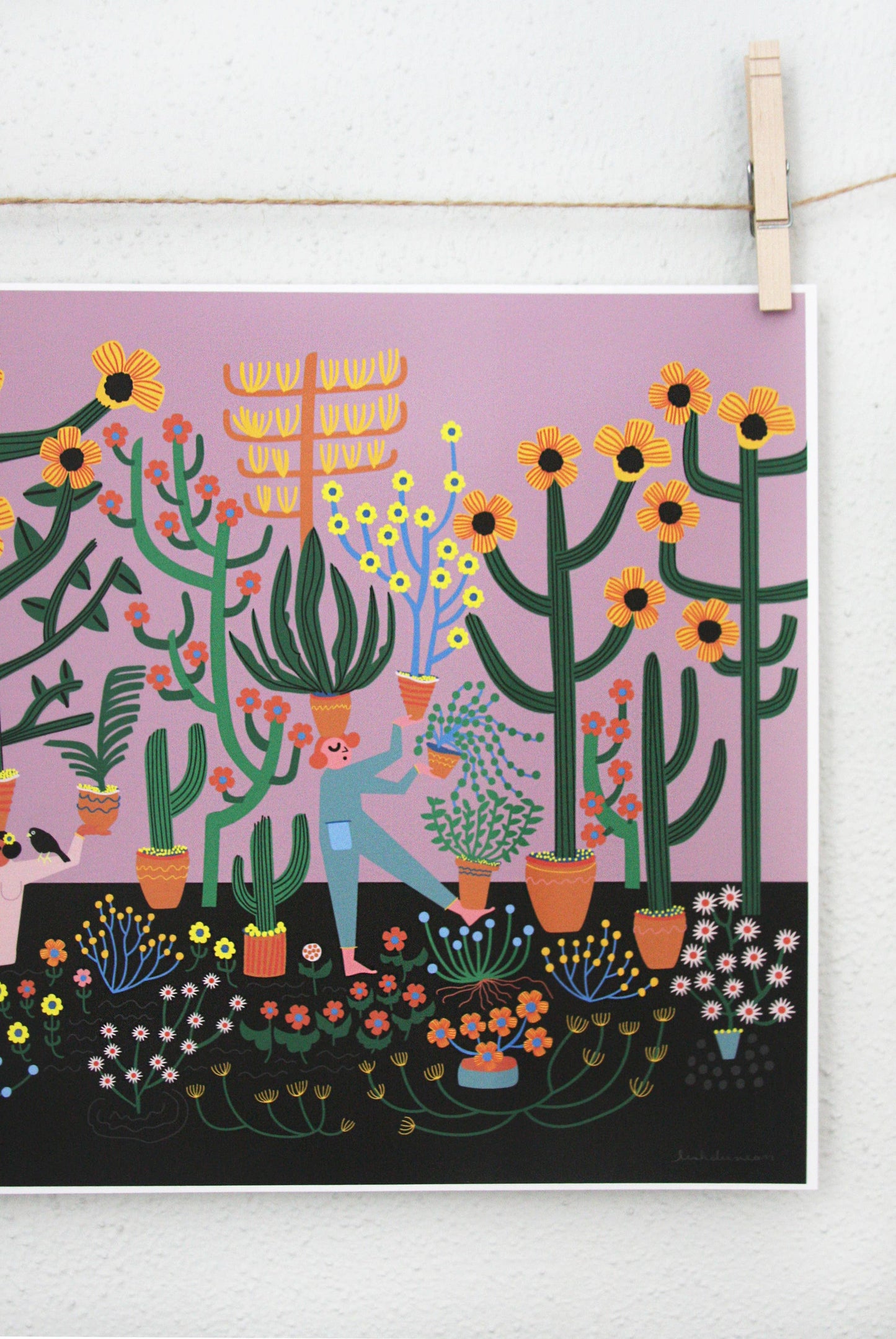 I've Got It archival print by Leah Duncan, detail view 4 — PABOOM