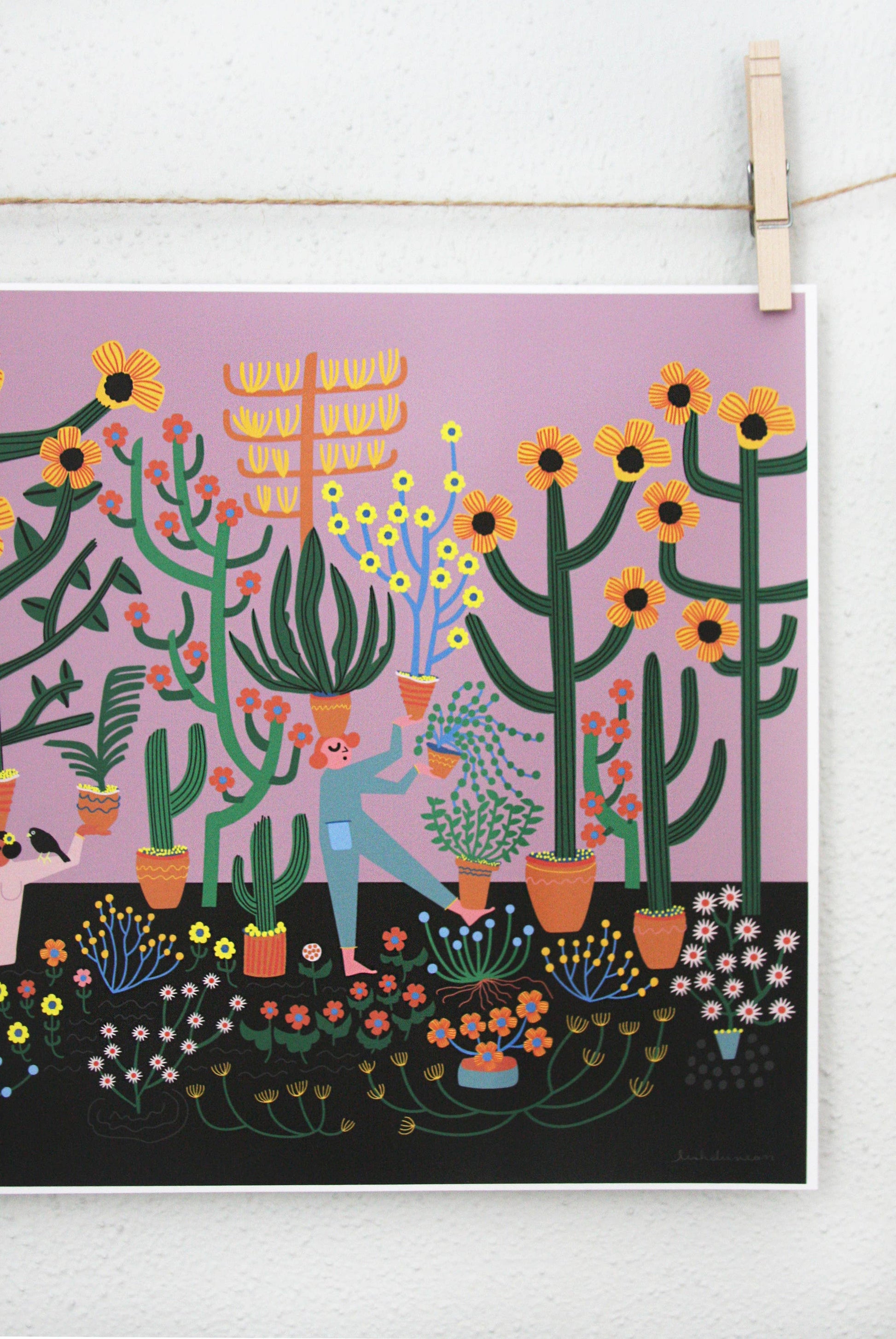 I've Got It archival print by Leah Duncan, detail view 4 — PABOOM