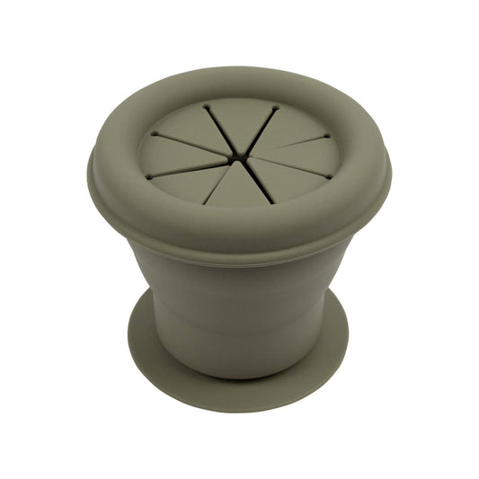 Baby Silicone Snack Pot - Dusty Rose