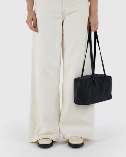 BAGGU Nylon Bowler Bag - Black