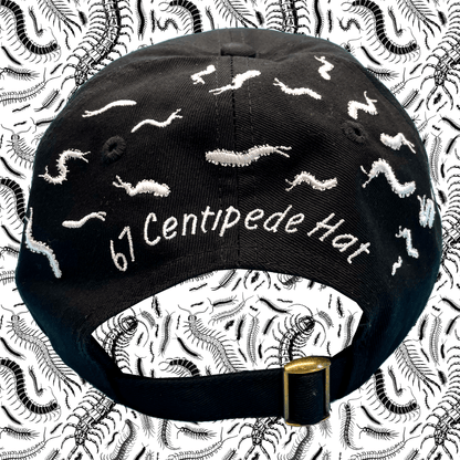 67 Centipede Hat: Black/White