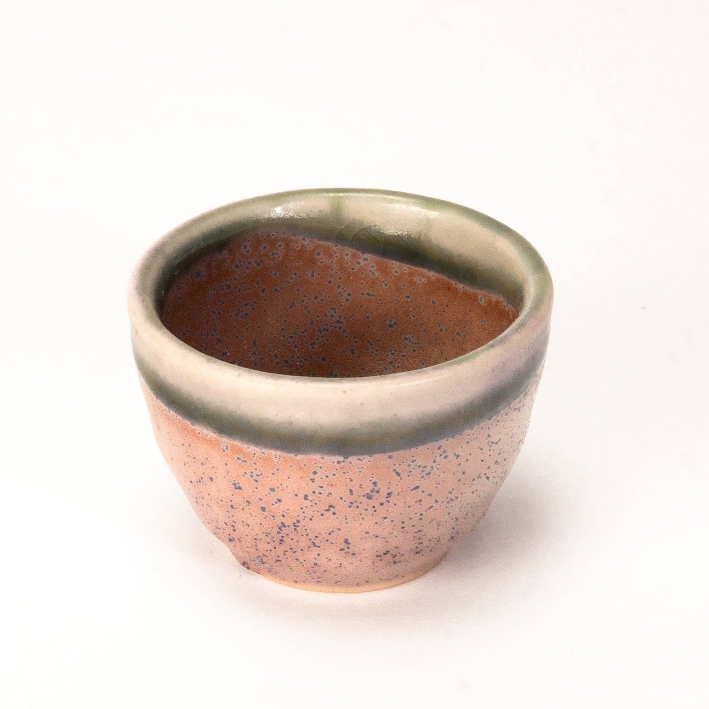 Minoware Reactive Glazed Sake Cup - Purple