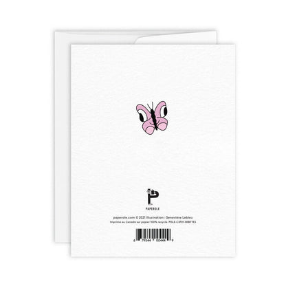 Bibittes card paired with its envelope