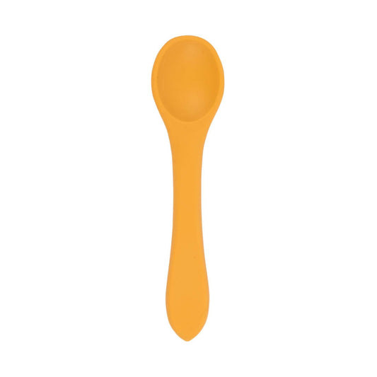 Baby Silicone Weaning Spoon - Ochre