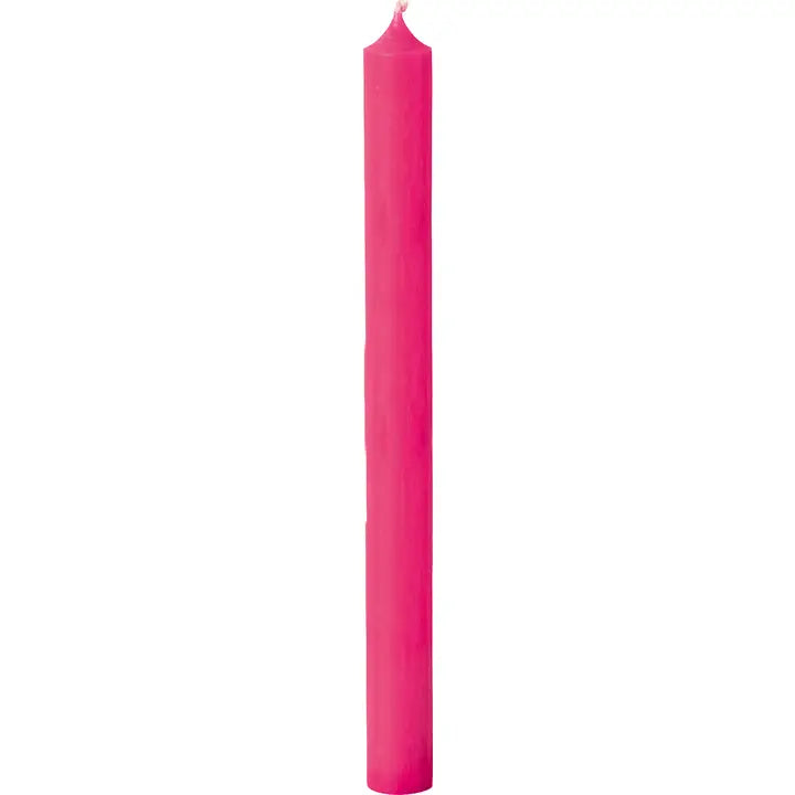 Dinner Candle - Neon Pink