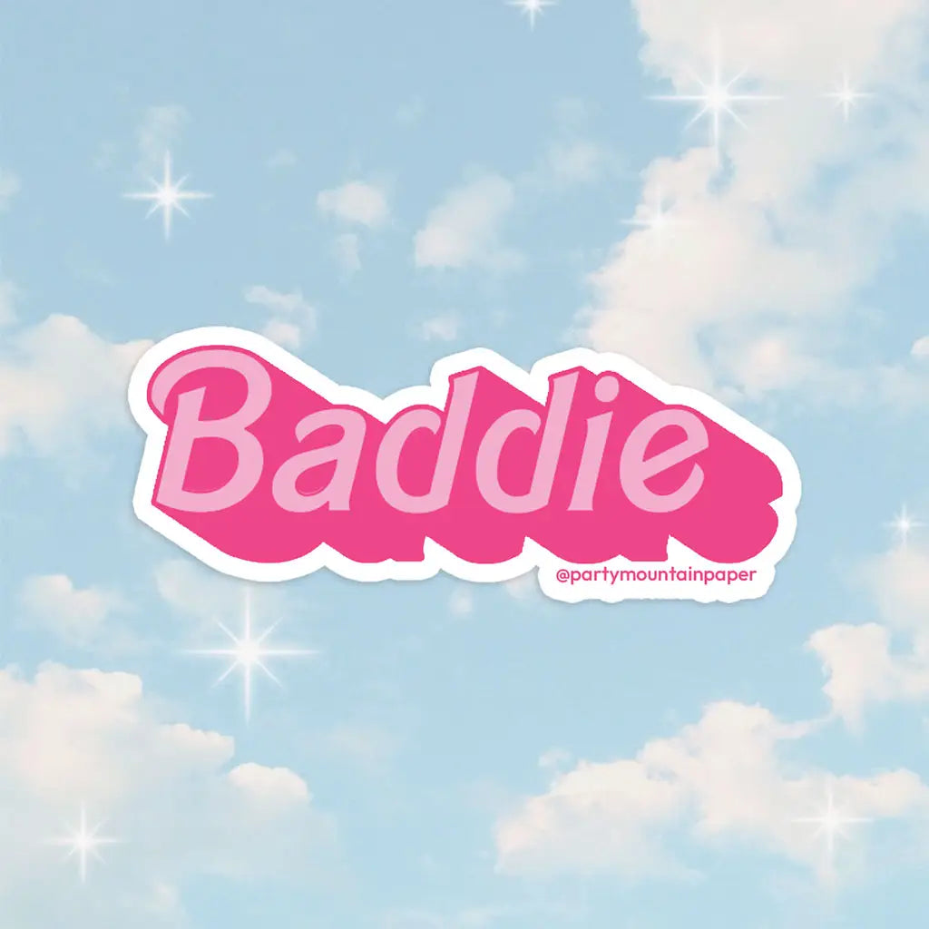 Baddie Sticker