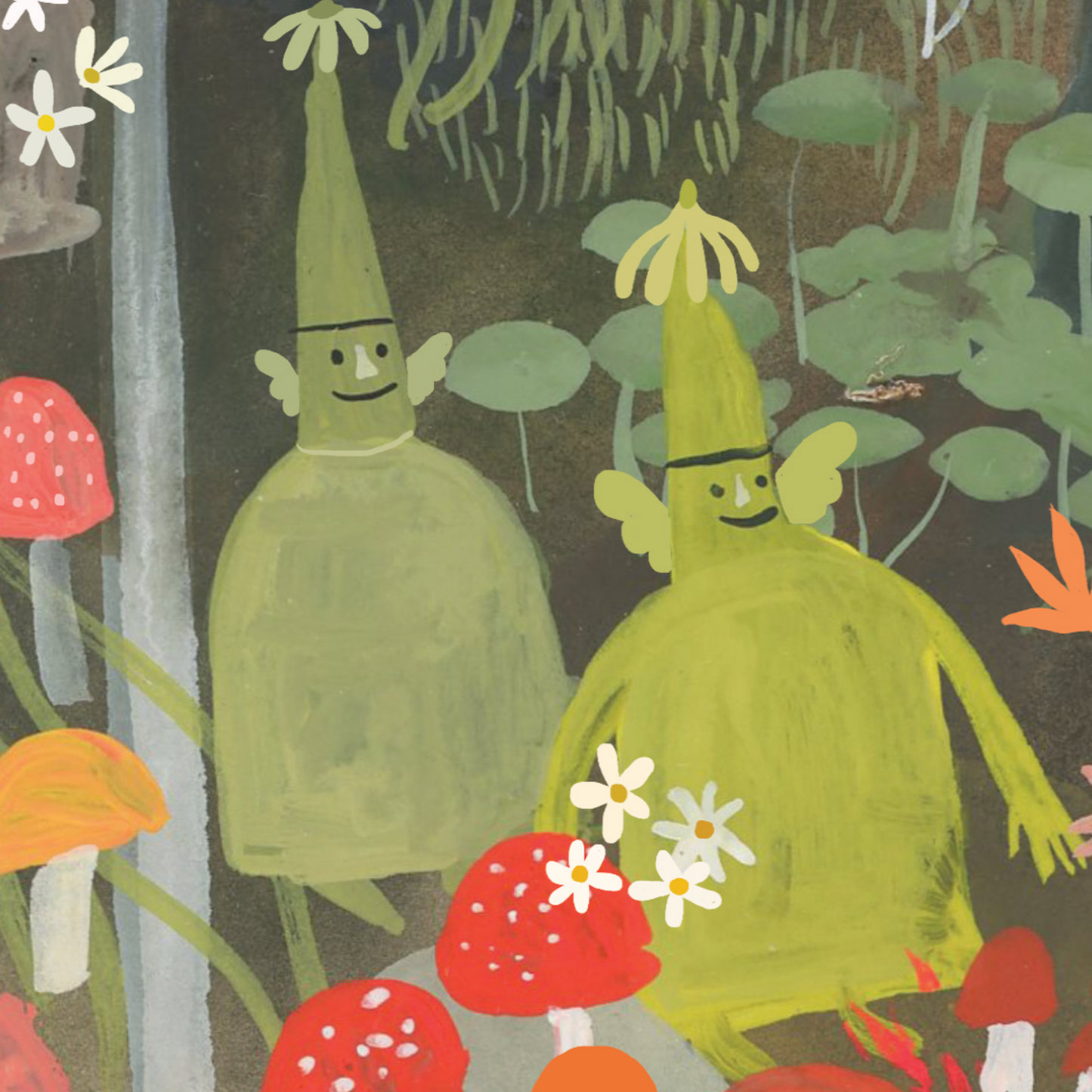 Happy Birthday Gnomies Greeting Card