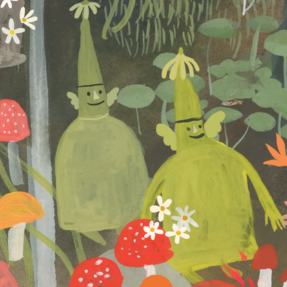 Happy Birthday Gnomies Greeting Card