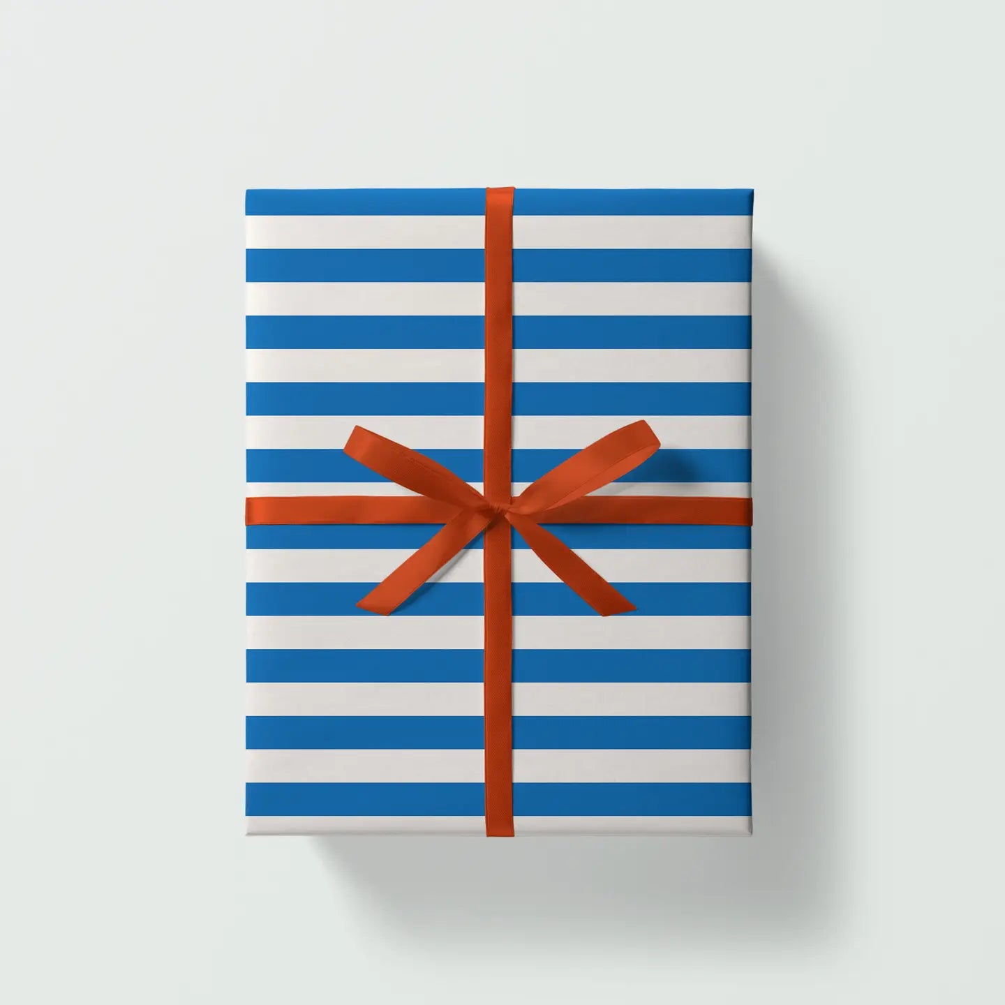 Blue Stripe Gift Wrap