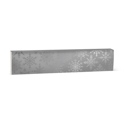 Silver snowflake matchbox, additional angle