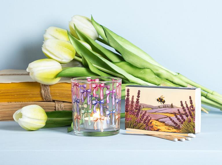 Bee + Lavender Matches