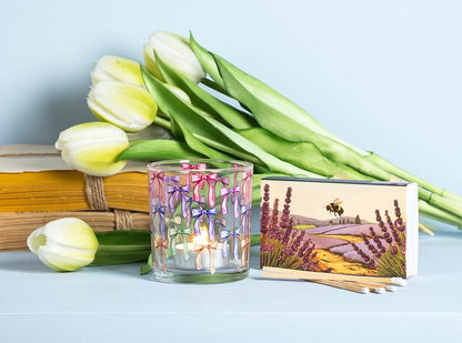 Bee + Lavender Matches