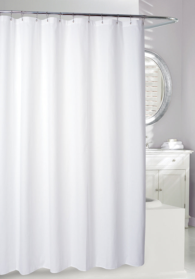 Bali Shower Curtain White