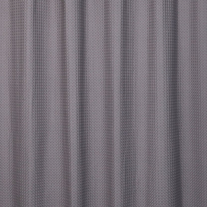 Belgian Waffle Shower Curtain Poly/Cot Grey