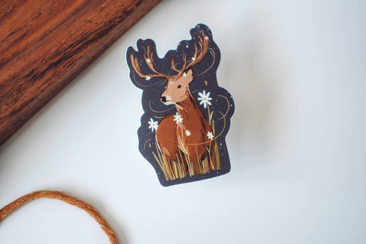 Magical Meadow Deer Sticker
