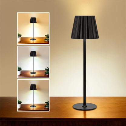 USB Touch  LED Table Lamp Black