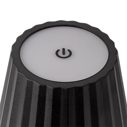 USB Touch  LED Table Lamp Black