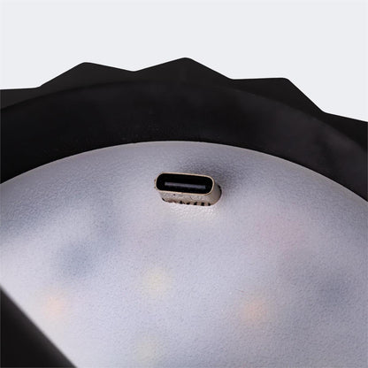 USB Touch  LED Table Lamp Black