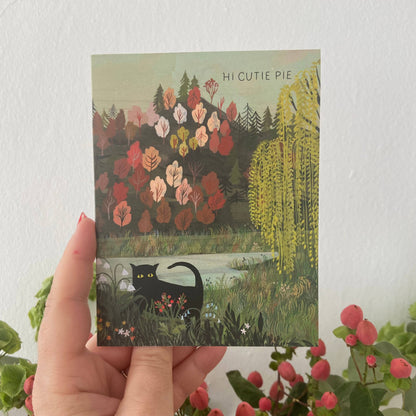 Hi Cutie Pie Greeting Card