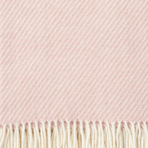 Classic Throw Pink 60 Merino 40 Lambs Wool