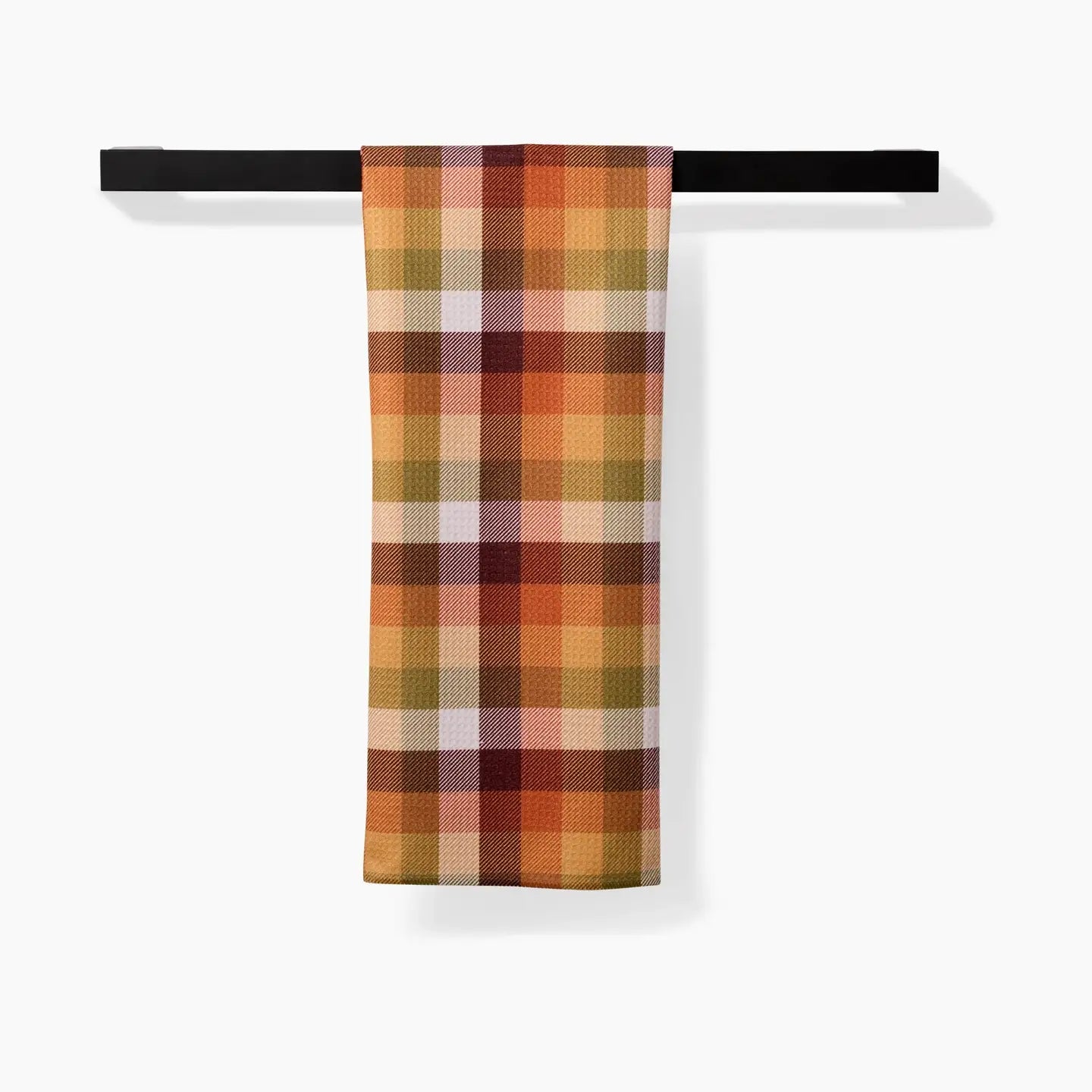 Rustic Autumn Plaid Tea Towel