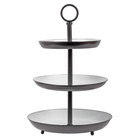 Enamelled 3-Tier Stand