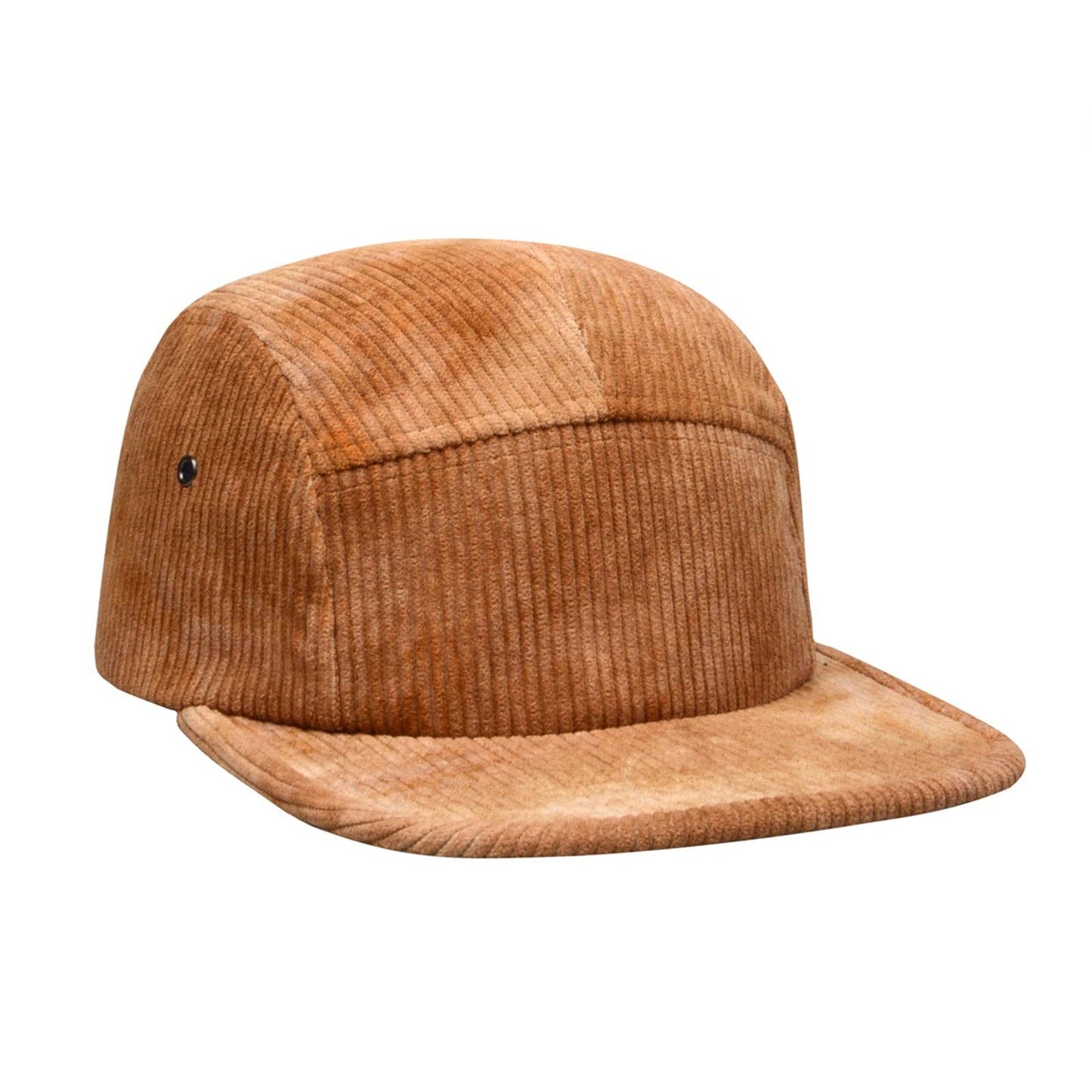 Corduroy Solid & Tie Dye 5 Panel Hat Camp Cap - Beige
