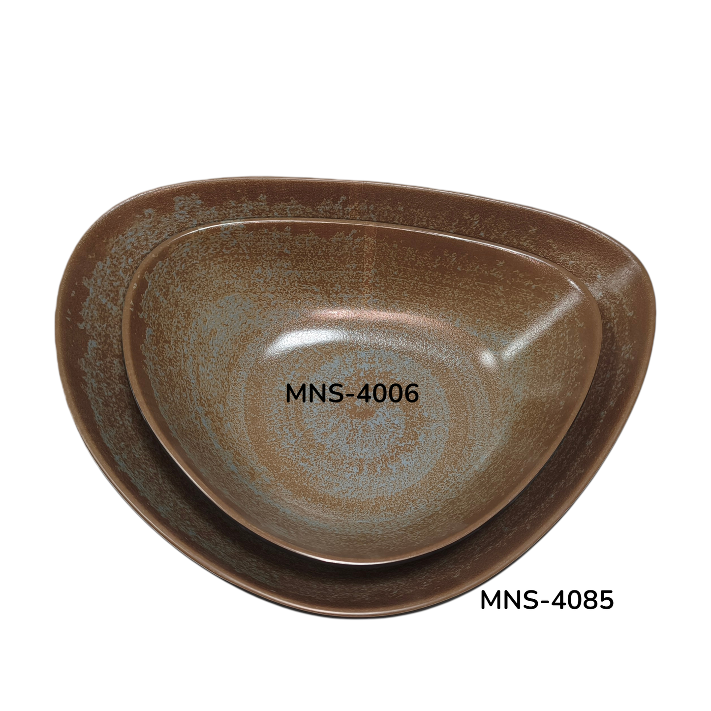 Uzumaki Spiral Melamine Triangular Appetizer Plate