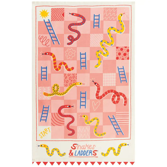 Danica - Snakes and Ladders Dishtowel
