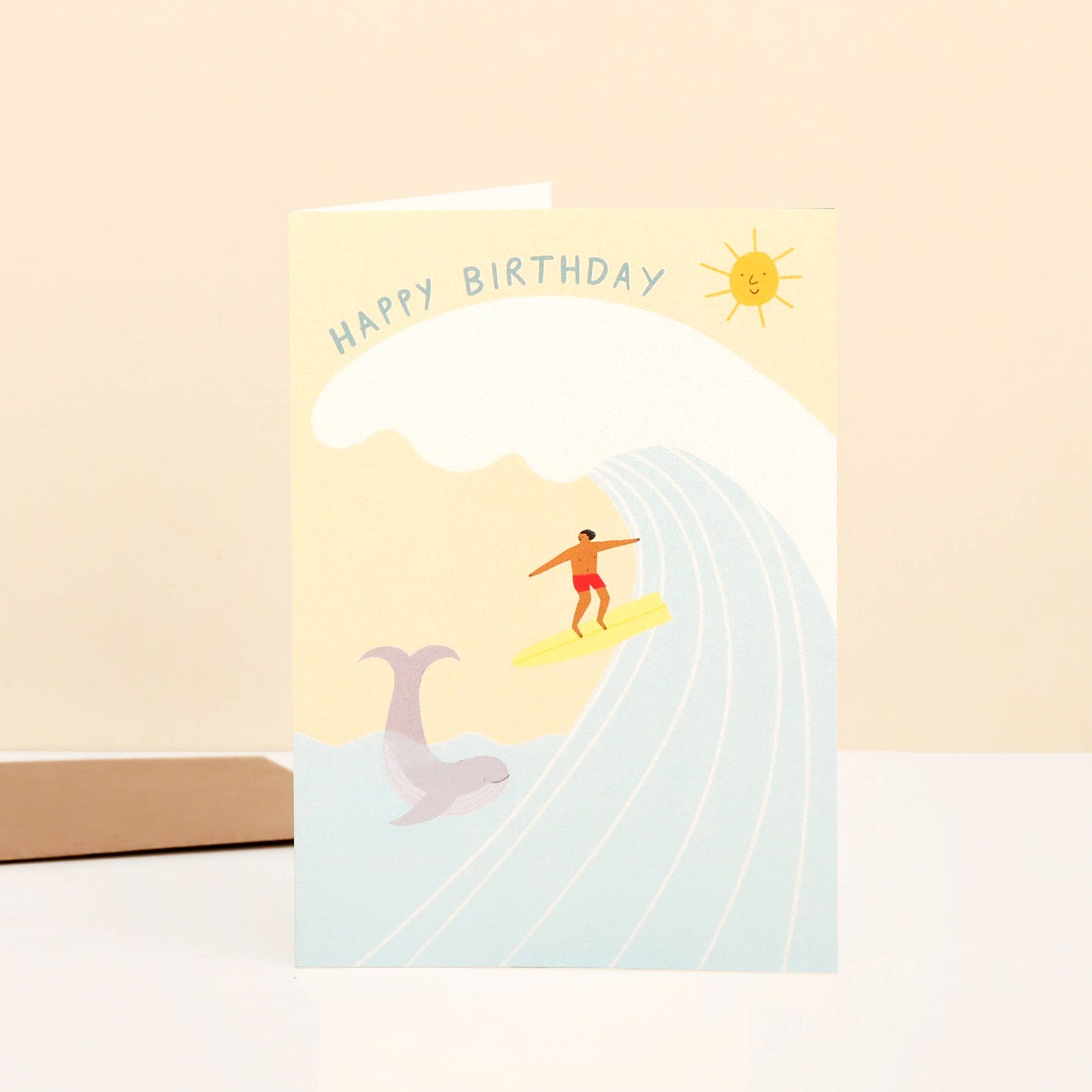 Surfer Birthday Card