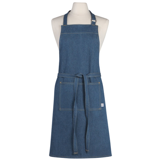 Denim Stone Wash Chef Apron