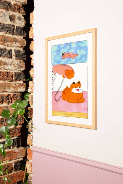 Garfield - Melek Zertal A3 Poster